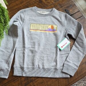 Marmot Gray Sweatshirt with Multicolor Logo